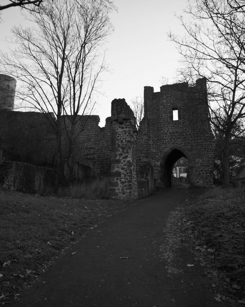 Eingang Ruine Münzenburg