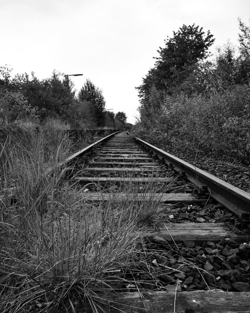 Alter Haltepunkt Obbornhofen–Bellersheim. (Horlofftalbahn)