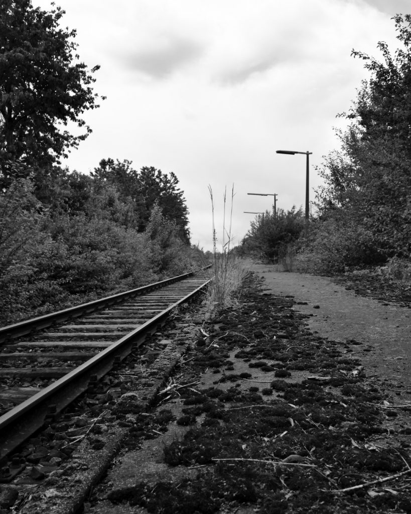 Alter Haltepunkt Obbornhofen–Bellersheim. (Horlofftalbahn)