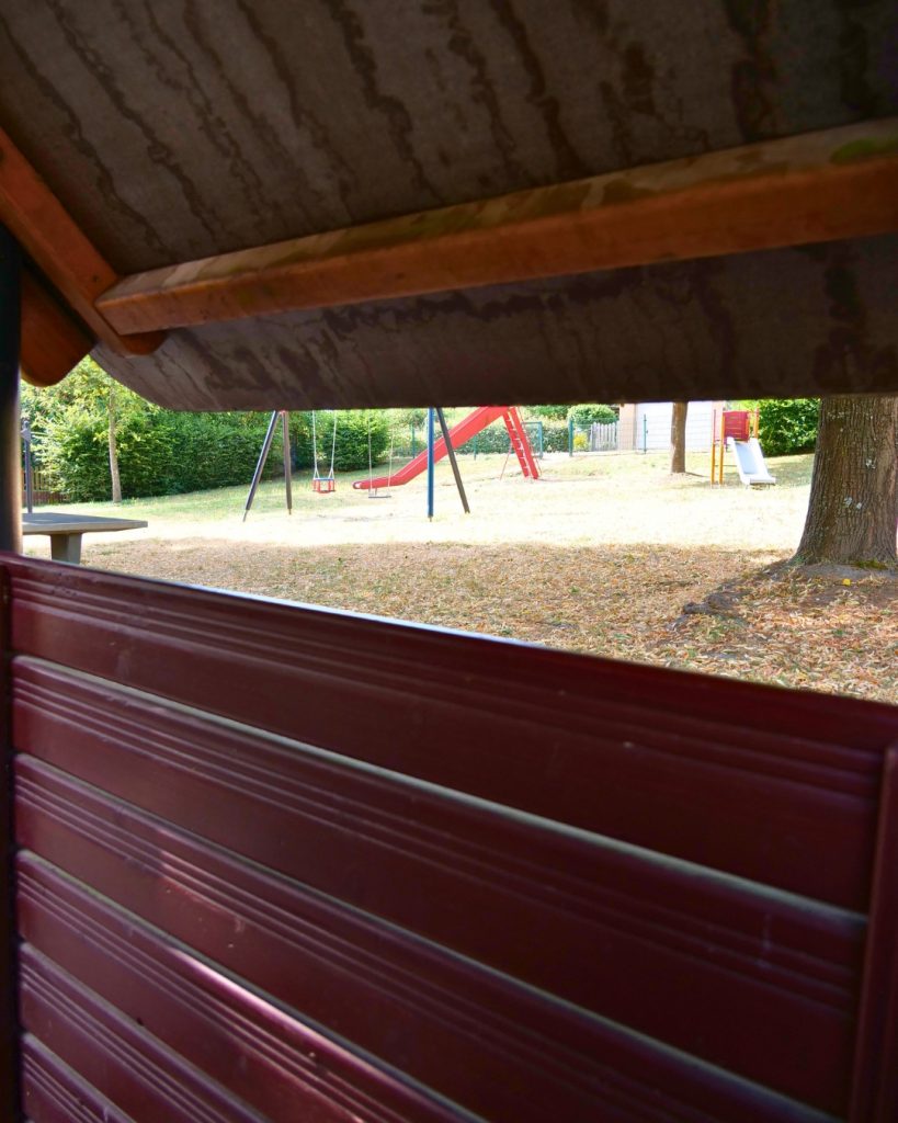 Spielplatz in Obbornhofen mit besonderer Perspektive