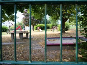 Spielplatz in Obbornhofen mit besonderer Perspektive