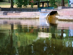 Fotografie der Obbornquelle in Obbornhofen